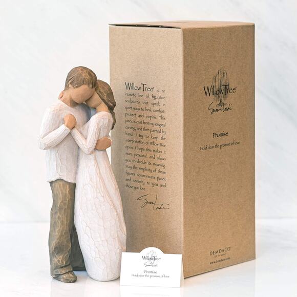 NWT Willow Tree Promise Sculpted Hand-Painted Figurine - Picture 6 of 6